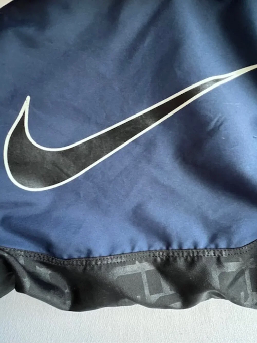 Nike training duffel bag navy blue vintage spacious travel gym‎ sports EUC